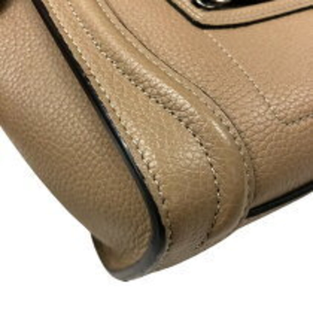 Celine Luggage Shopper sand drummed calfskin leather - Picture 8 of 11